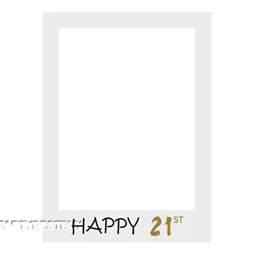 Photo Frame Prop, 16/18/30/40/50/60/70/80th Happy Birthday Photo Booth Props