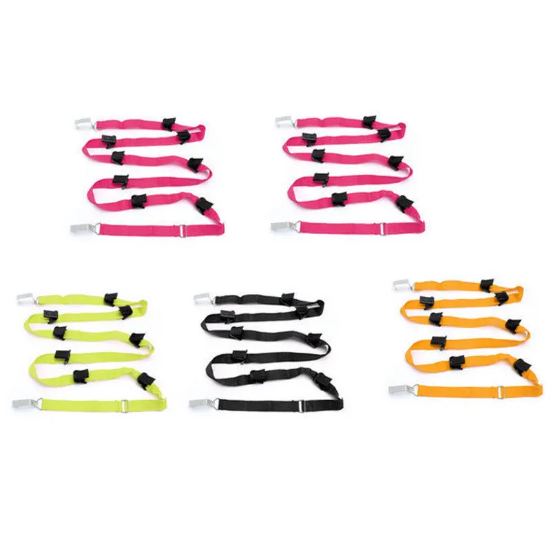 Adjustable Hanging Strap with 8 Hooks, Clothes Hat Bag Over Door Hanger
