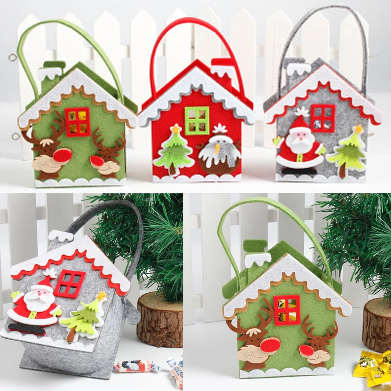 Christmas Snacks Shoulder Bag, Theme Pattern Candy Pouch Pack