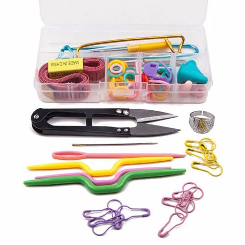 Household Useful Knitting Tools Set Weaving Crochet Needle Hook Accessories