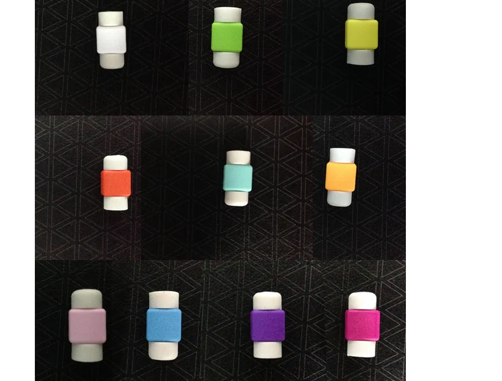 Headphone Cable Protection Cover Candy Color USB Charging Cable Protector