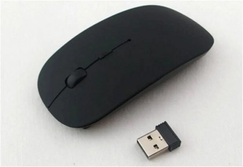 Portable Mouse Lightweight Matte Smooth USB Receiver Wireless Magic Mouse