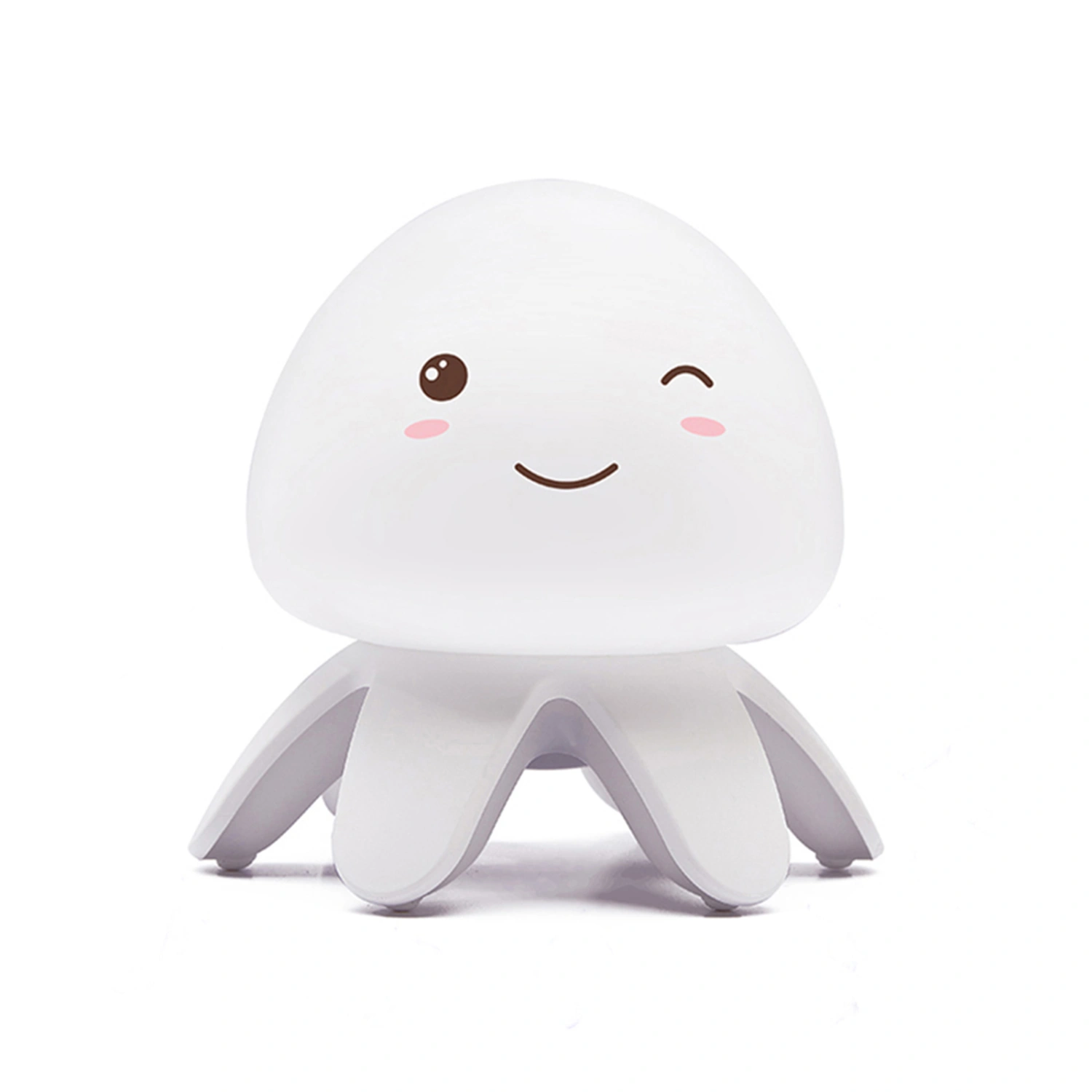 Cartoon Jellyfish Shaped USB Charging LED Smart Bedside Desk Lamp