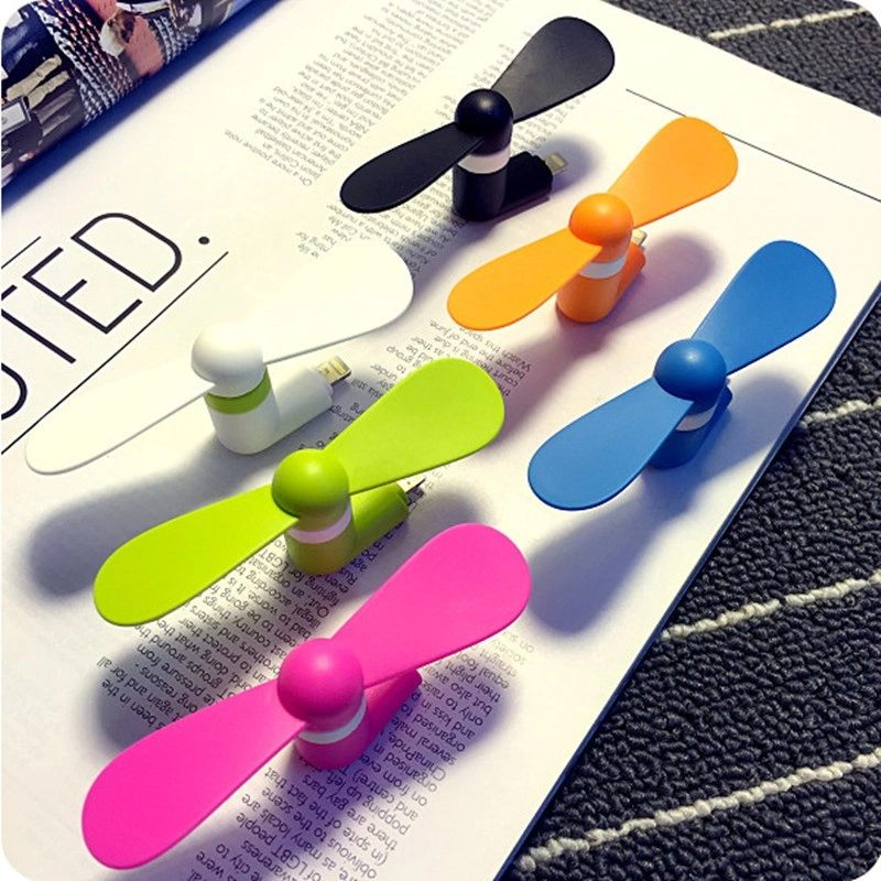 Mini Portable USB Fan Safe Plastic Fan Blade Cooling Fan for iPhone