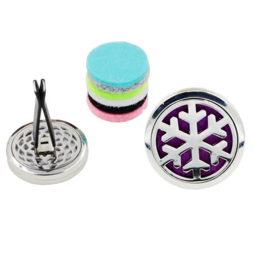 Car Air Essential Oil Diffuser Lockets Air Vent Clip Freshener