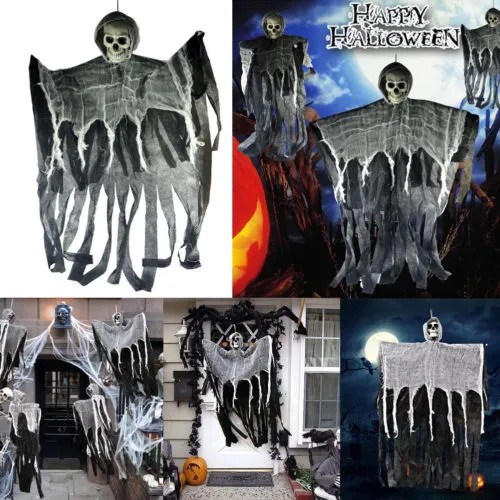 Halloween Creepy Hanging Ghost Props Haunted House Grim Reaper Toys