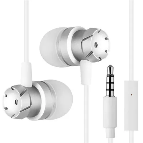 Patchwork Excellent In Ear Stereo Earphones with Reinforced Cable