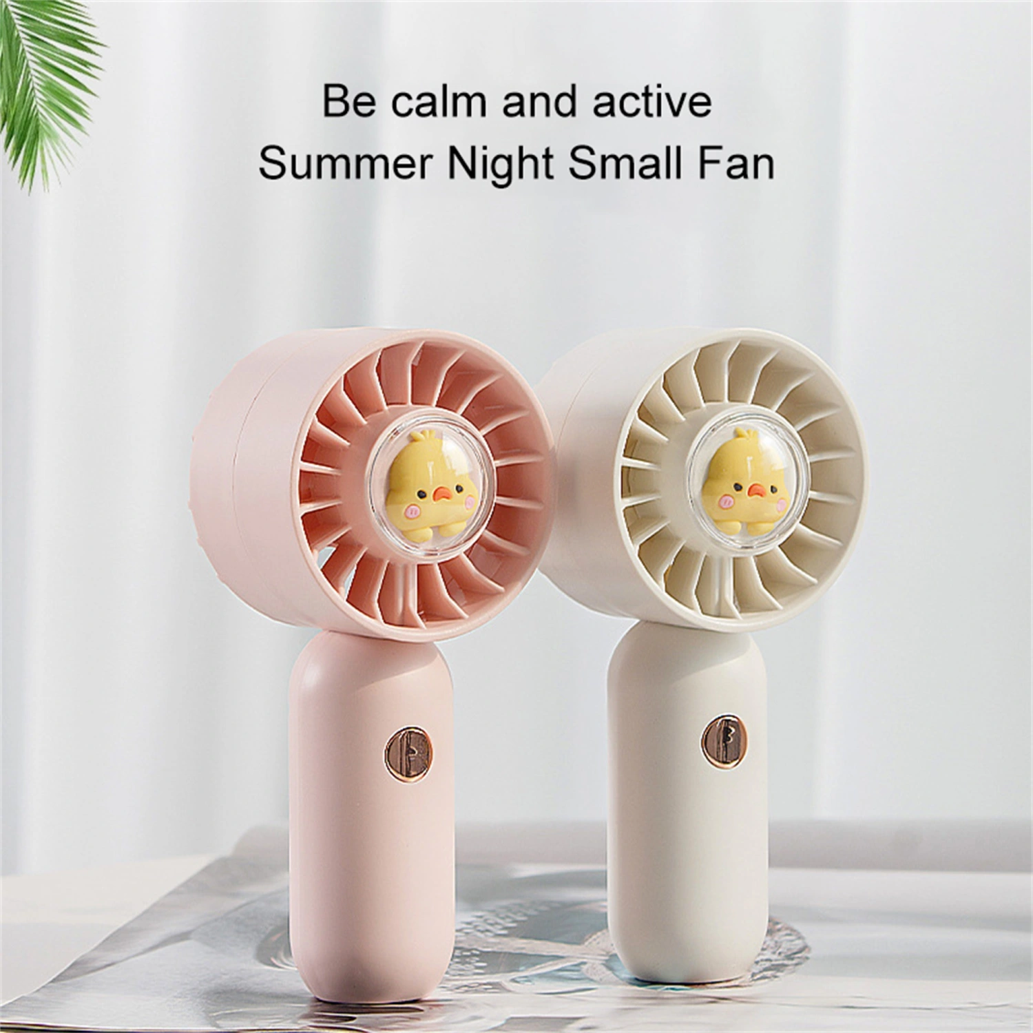 Handheld Fan, 3 Gears Mini Fan Summer Rechargeable Portable Fan