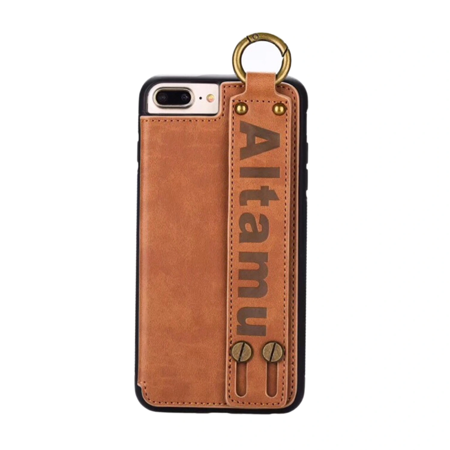 Phone Wallet Case, Magnetic Clasp Phone Cover with Hidden Slot