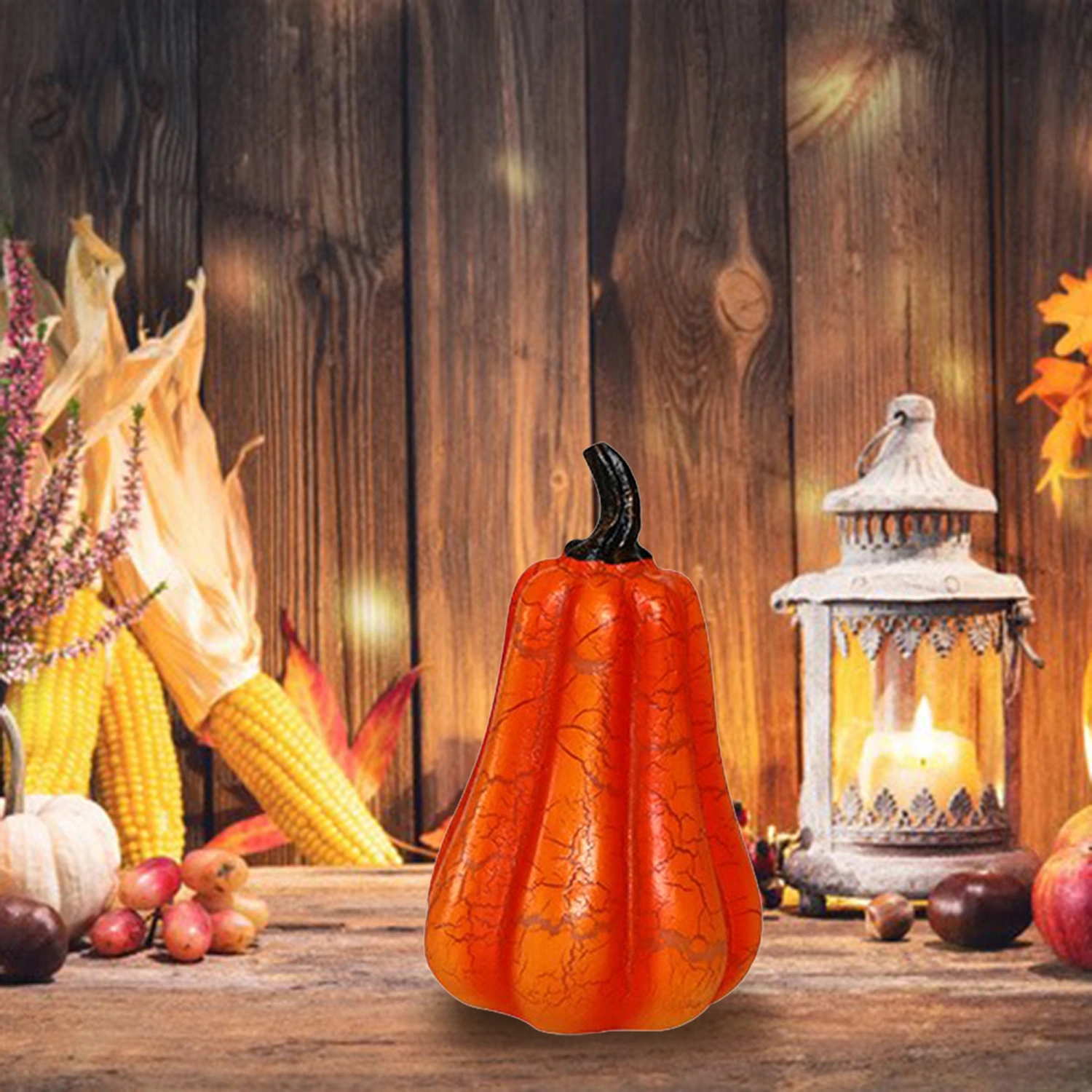LED Pumpkin Lights, Halloween Pumpkins Battery Operated, Orange