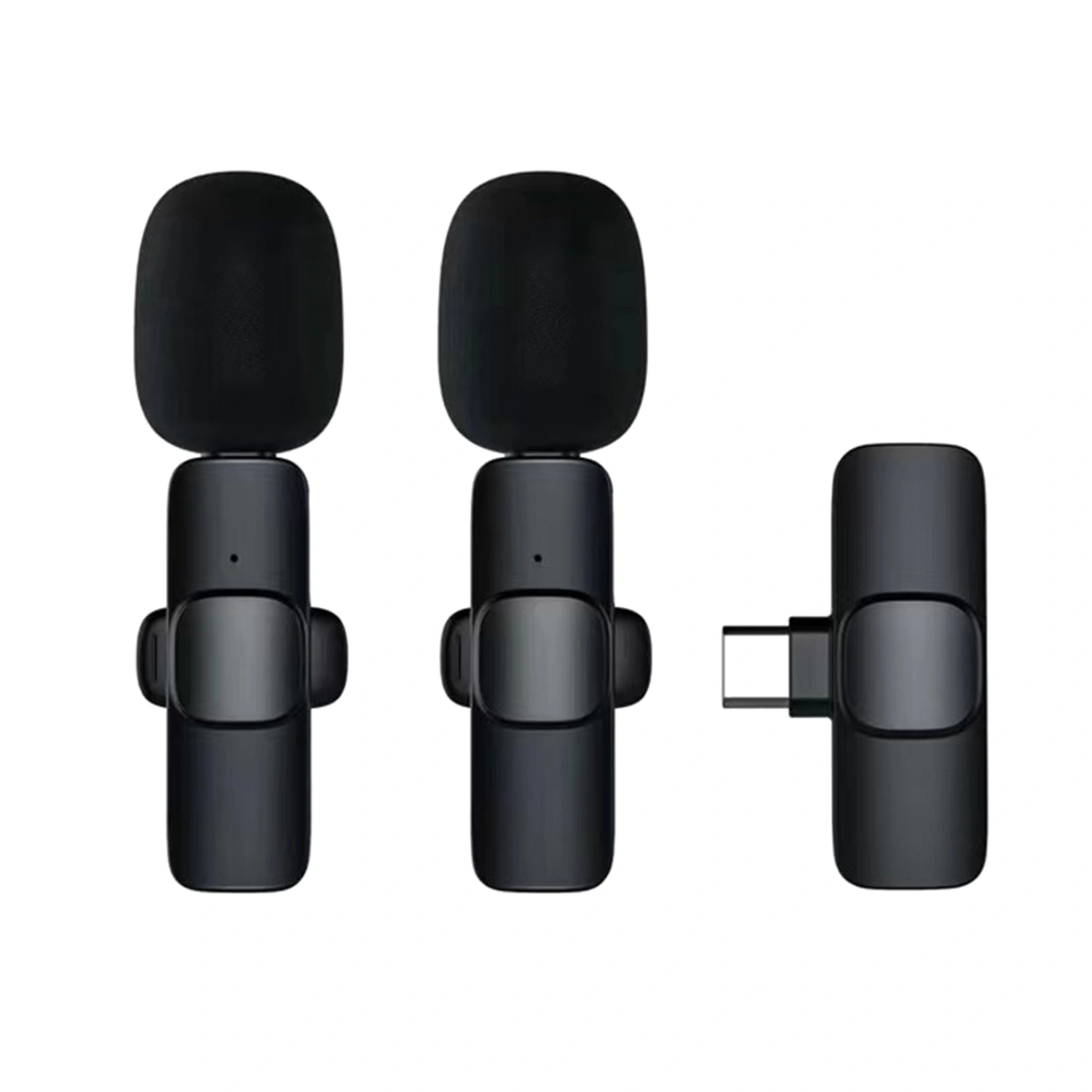 Wireless Microphone with Clip and Rechargeable Type-C Connector