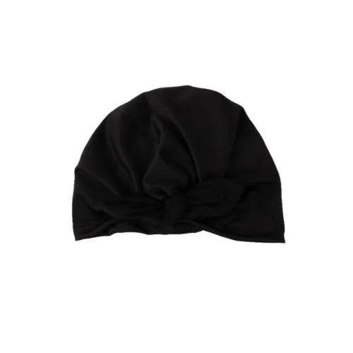 Newborn Baby Boy Girl Hat Solid Color Bowknot Beanie Hospital Winter Cap
