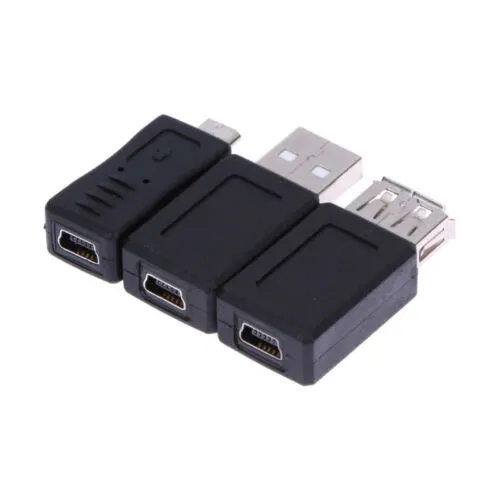 12 Pcs OTG Charger Adapter, Type C To Micro USB USB Converter