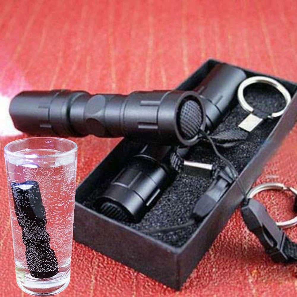 Mini Portable Flashlight, LED Light Rechargeable Lamp, Waterproof Flashlight