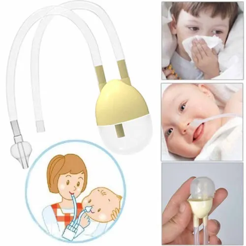 Newborn Baby Nasal Mucus Aspirator, Nose Care Safety Runny Cleaner