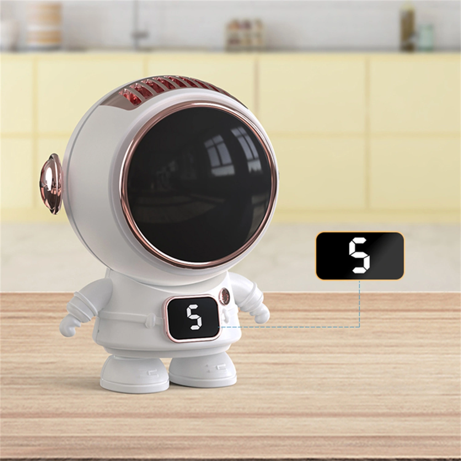 Astronaut Hanging Neck Fan Portable USB Charging Handheld Fan