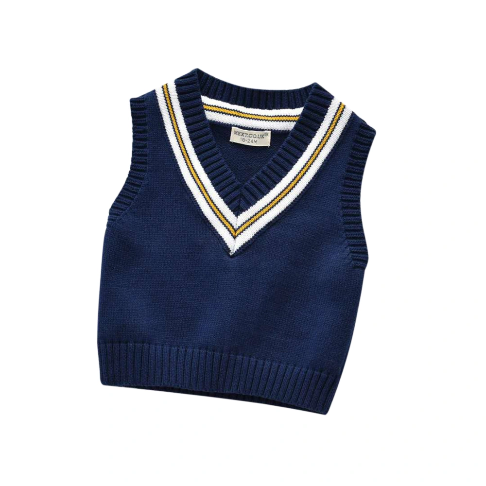 Children's Vest, Knitting Needle Pullover Thread Trimming Kid's Sweater