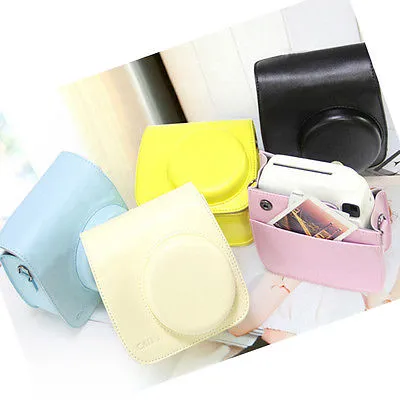 Girls Mini Solid Color Camera Bag, Women Portable Film Value Pack