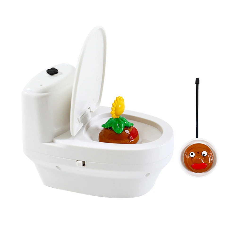 Remote Control Water Spray Toilet Toy Defecation Disgusting Trick