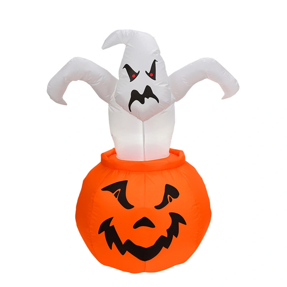 Halloween Inflation Ornaments, Creative Ghost Pumpkin Balloon with LED