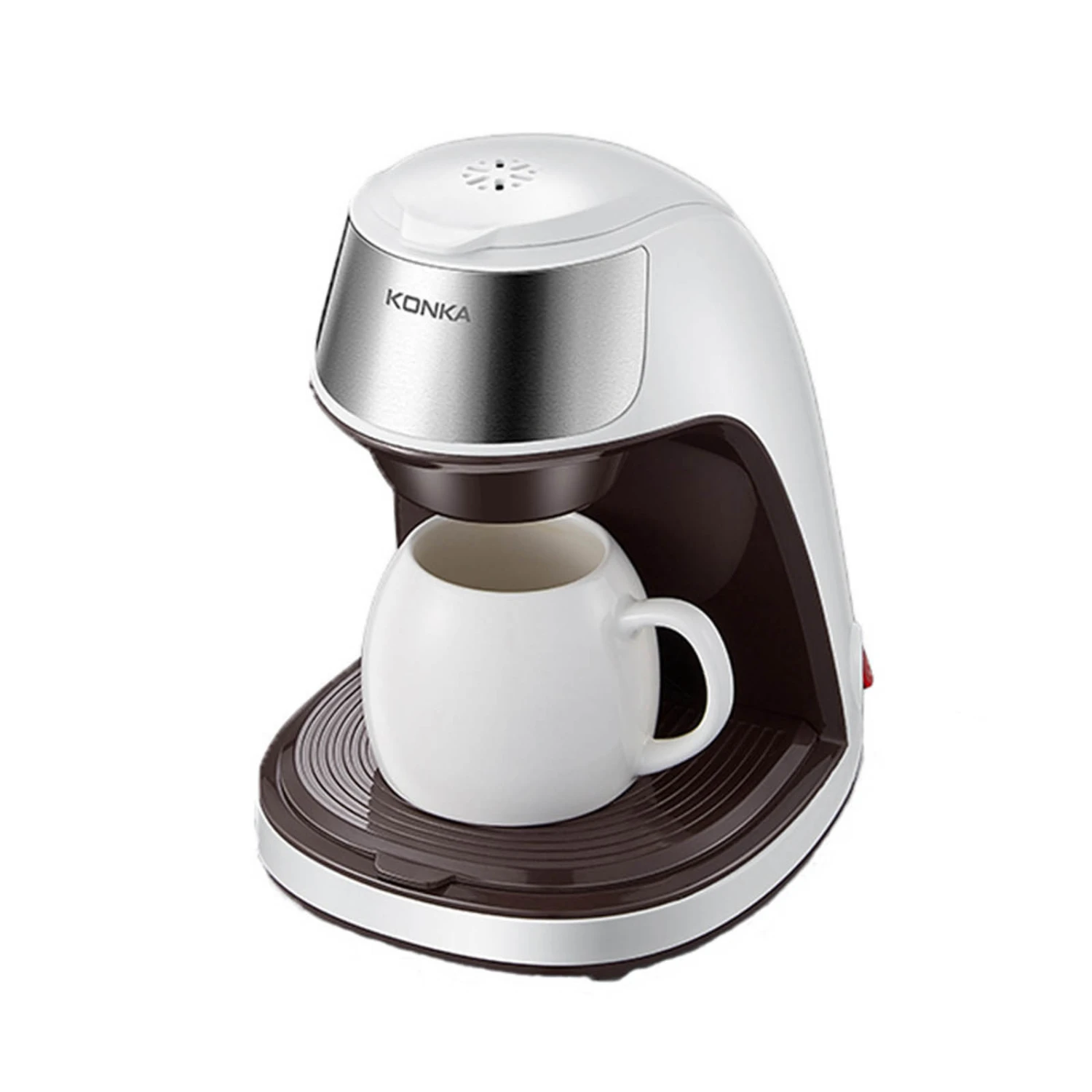 10.1oz Single Cup Coffee Makers with Coffee Tumbler & Nylon Filter
