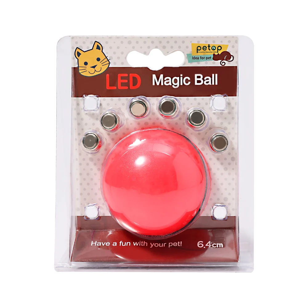 Funny Pet Toy,  LED Light Laser Ball, Interactive Pets Glow Ball