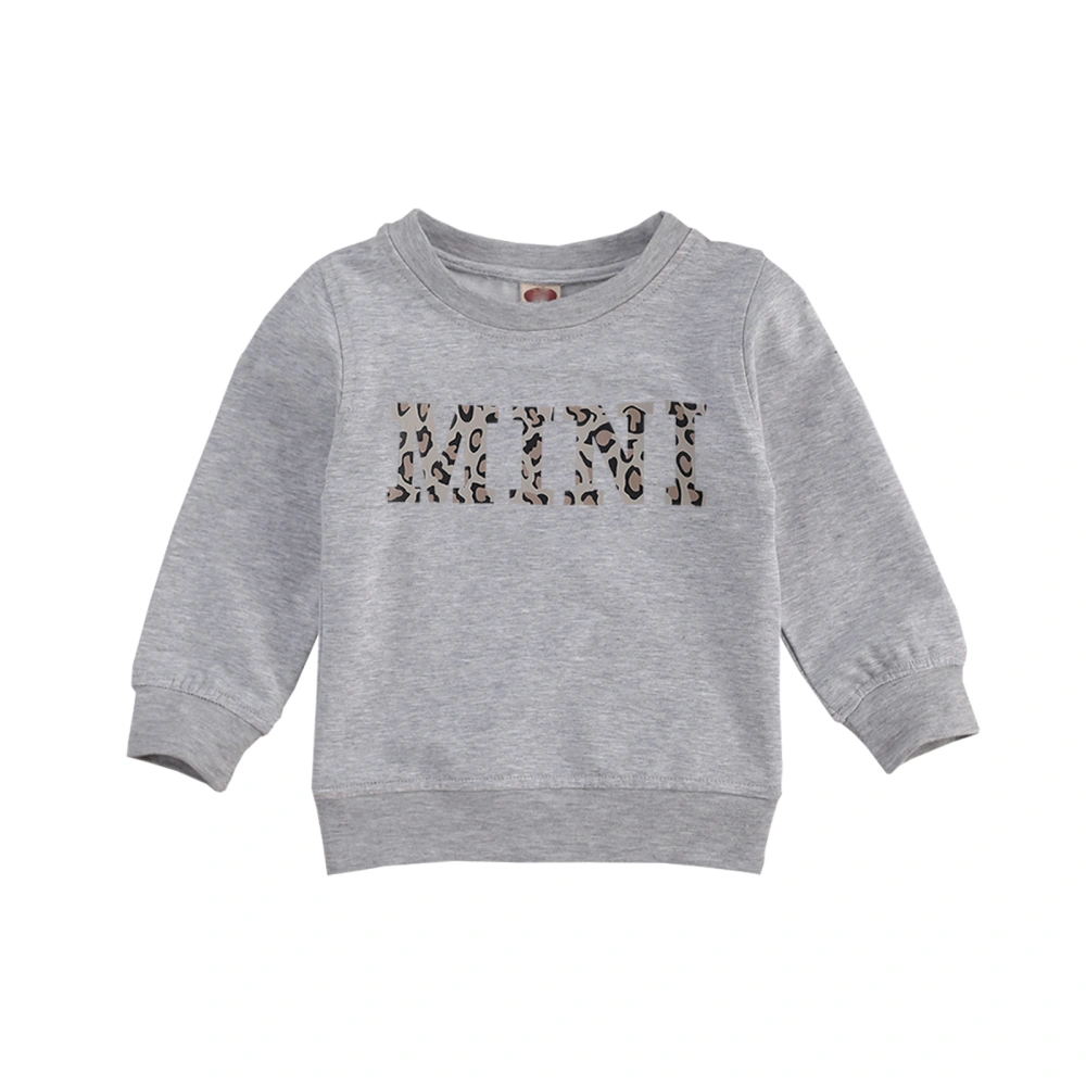 Children’s Long Sleeve Print Crew Neck Sweater, 6 Months-3 Years