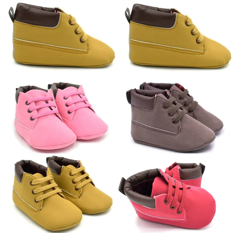 Baby Girls Boys Snow Boots, Winter Bandage Patchwork Soft Sole Shoes