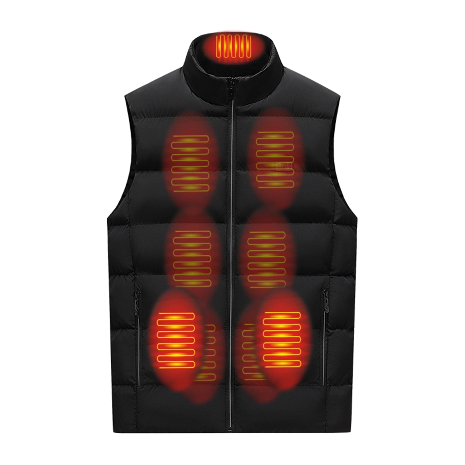 Men Heated Vest Electric Adjustable Temperature Control Thermal Jacket