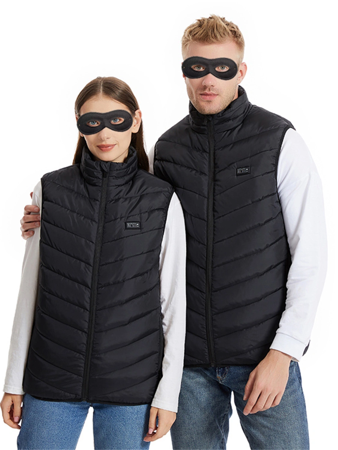 Electric Heated Vest 21 Heating Zones Rechargeable Heated Jacket 