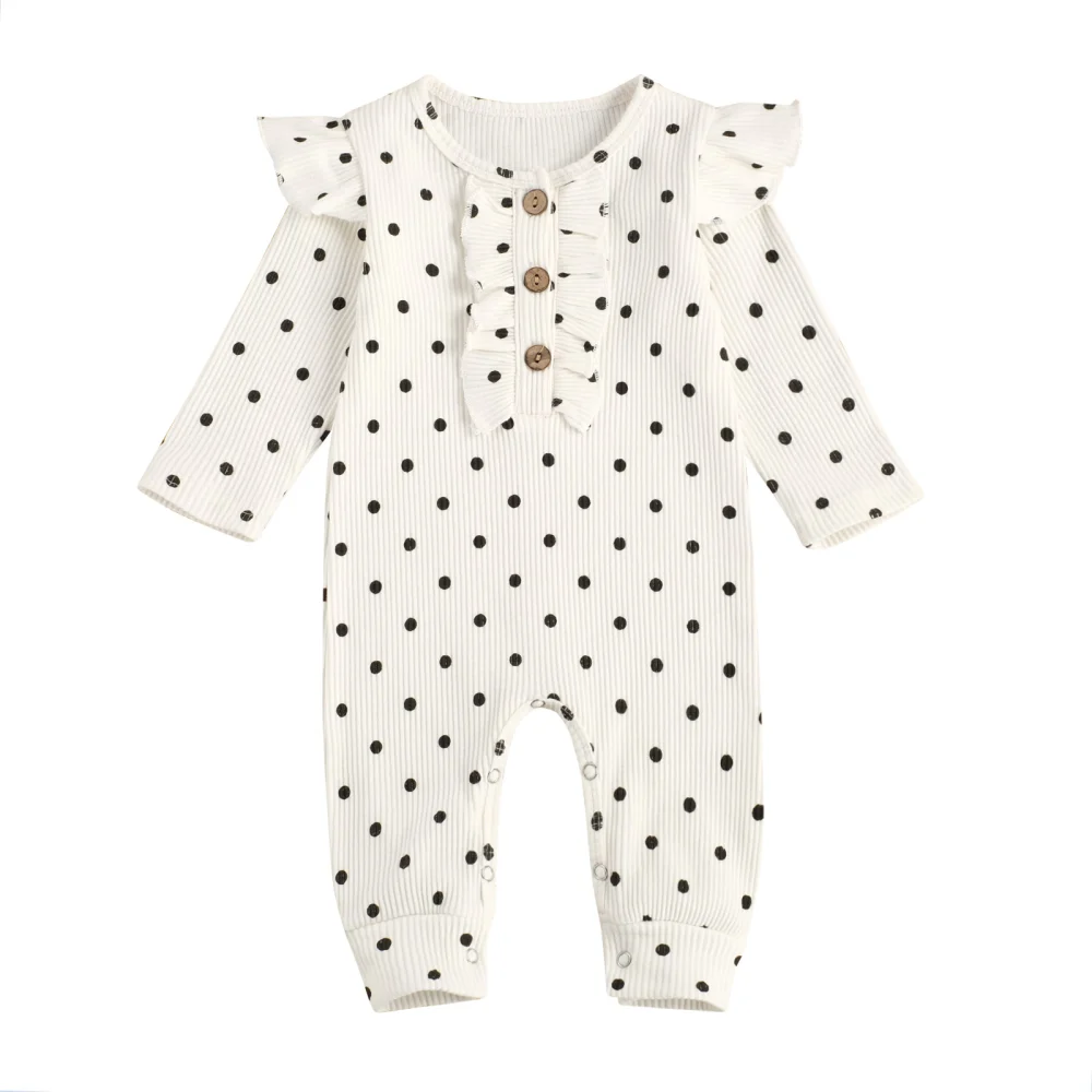 Baby's One-piece Suit, Round Neck Long Sleeve Jumpsuit for Photography Party