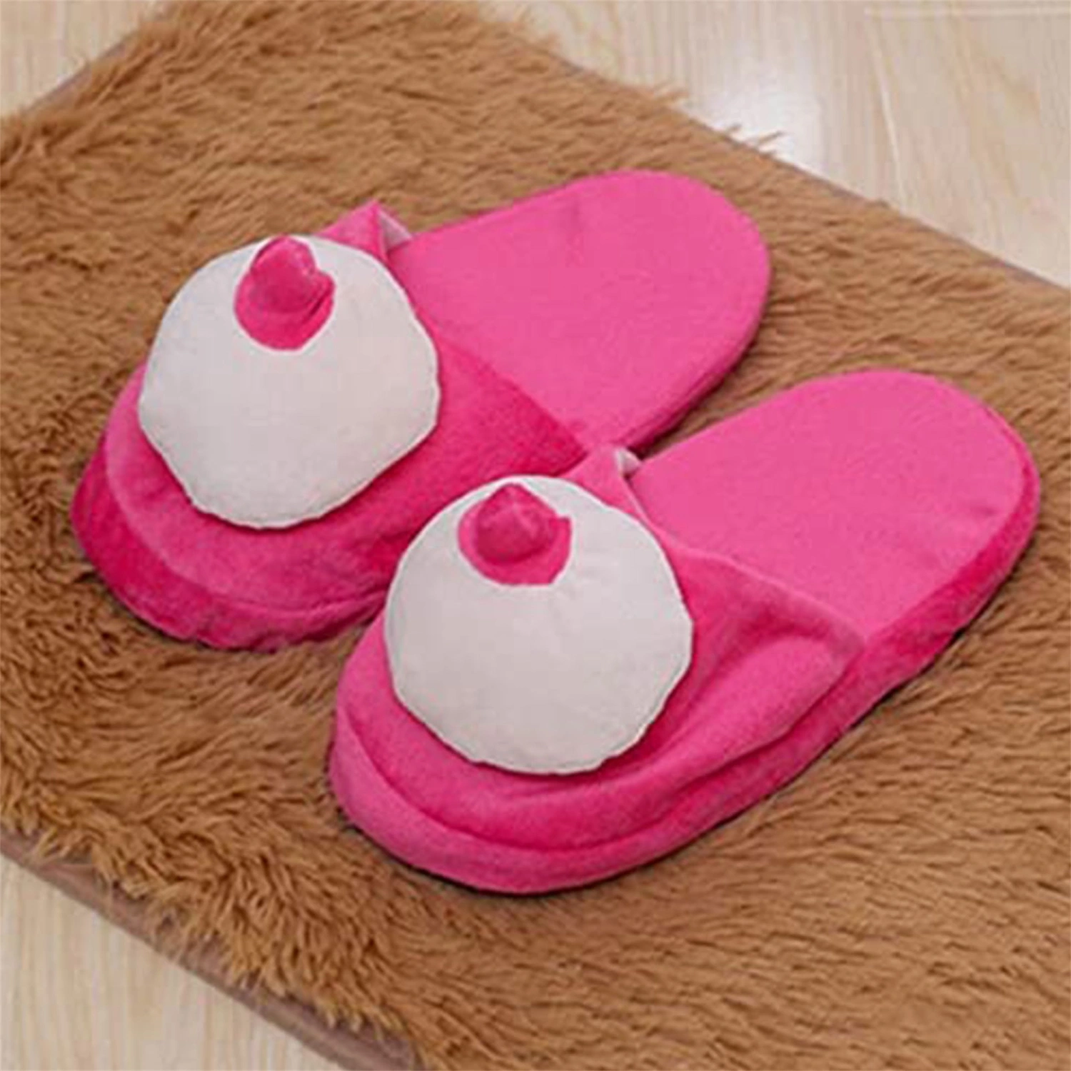 Platform Slippers for Women Men, Reproductive Organ Modeling Sandals
