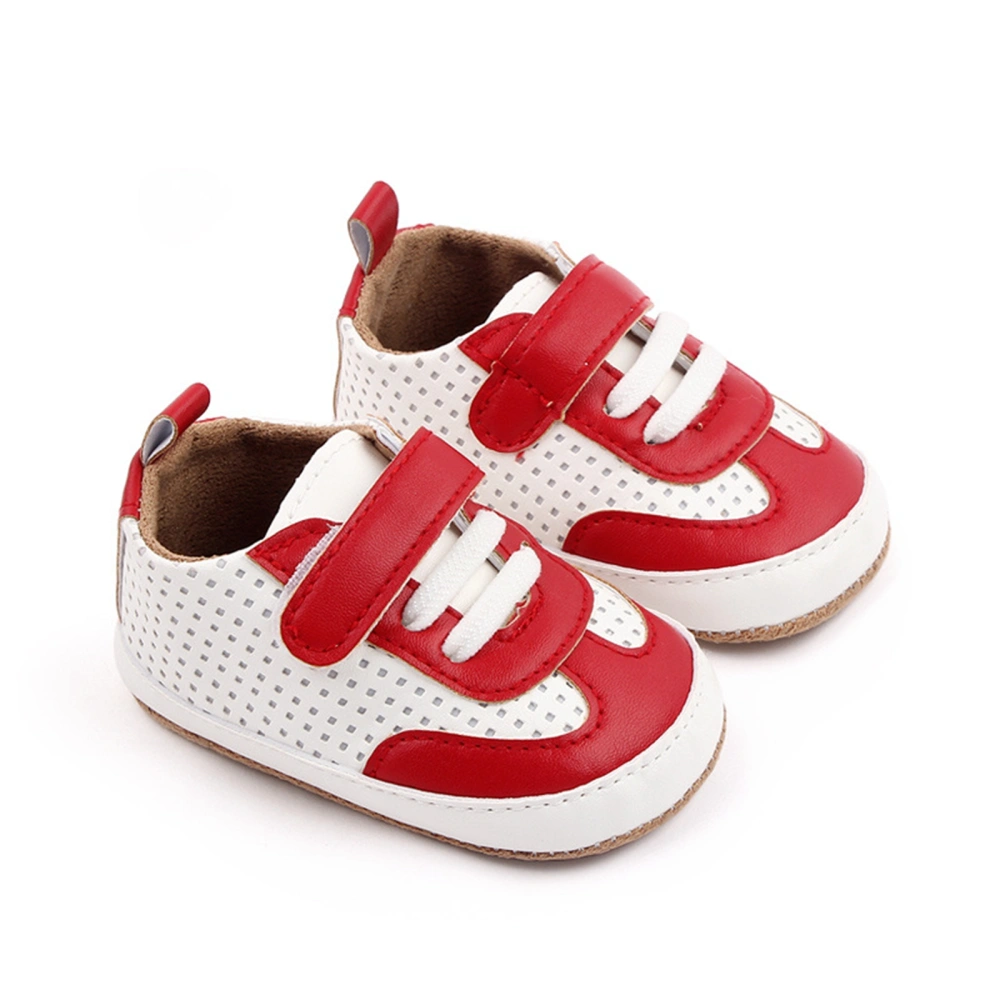 Infant Boys Girls Moccasins Sneakers PU Leather Soft Sole Prewalker