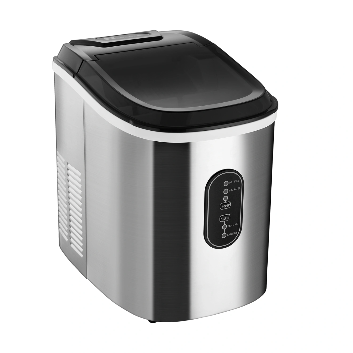 Countertop Ice Makers Machine Portable Stainless Steel Quiet Ice Maker