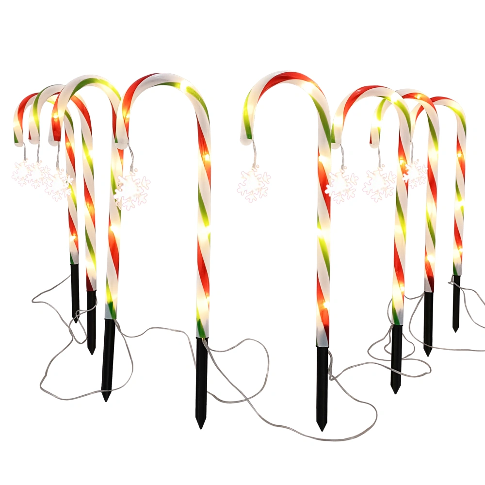 Christmas Outdoor Candy Cane Lights, Christmas Garden Stakes Lights