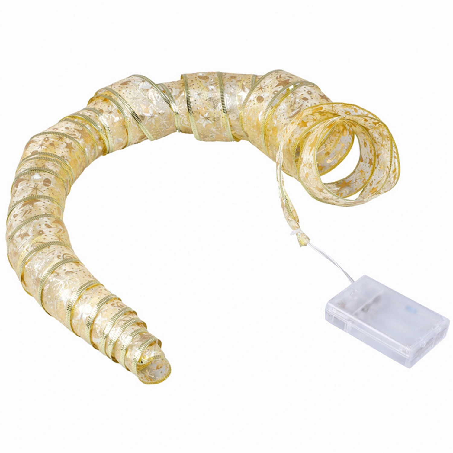 Christmas Fairy Lights, 13 FT Battery Operated Ribbon String Lights
