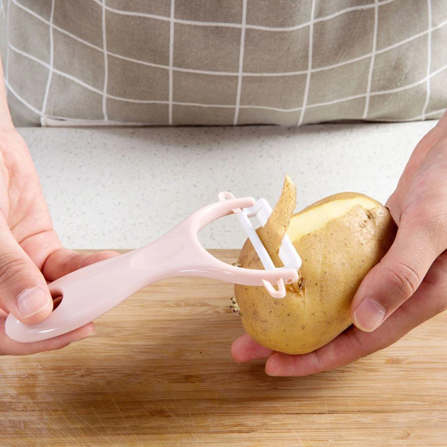 Ergonomic Hand Grip Vegetable Peeler ABS Ceramics Kitchen Tools