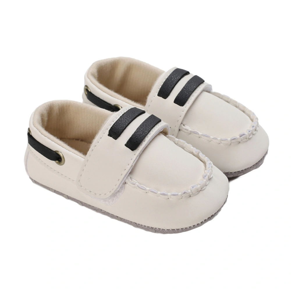 Baby Crib Shoes, Anti-Slip PU Leather Moccasins Infant Prewalkers