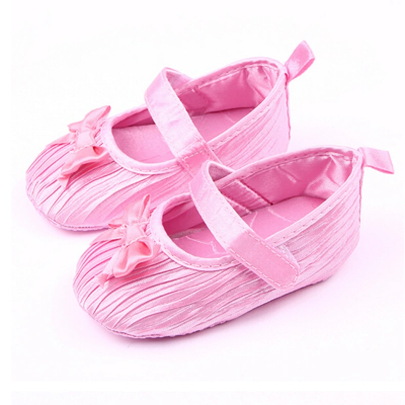 Toddler Girls Shoes Infant Cuts Bowknot Shoes Sole Anti-Slip Shoes Sneakers