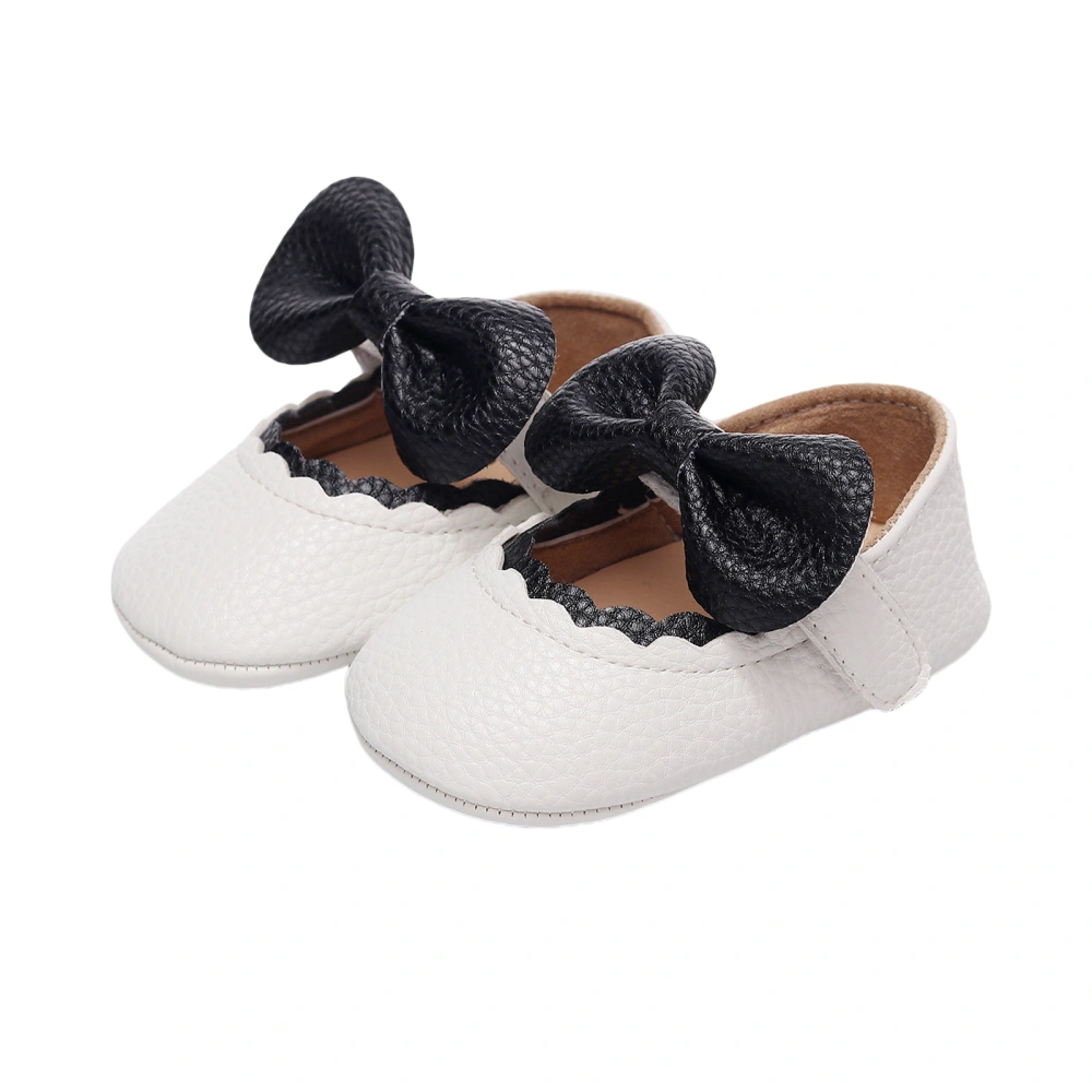 Baby Girls Mary Jane Flats, Non-Slip Bowknot Princess Dress Shoes