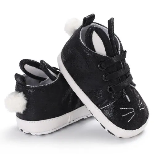 Newborn Baby Unisex Sneakers, High Top Patchwork Bandage Warm Shoes