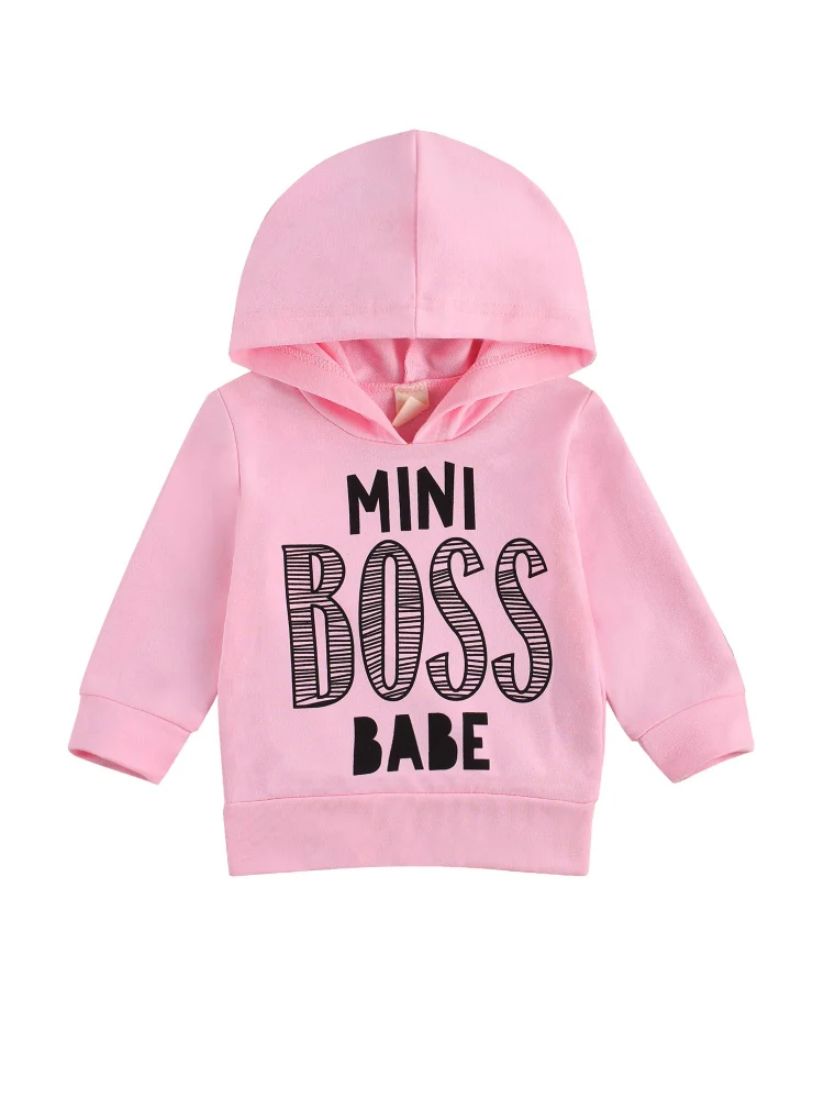 Children's Top Infant's Hoodie Letter Printed Clothes Hoodie for Kids