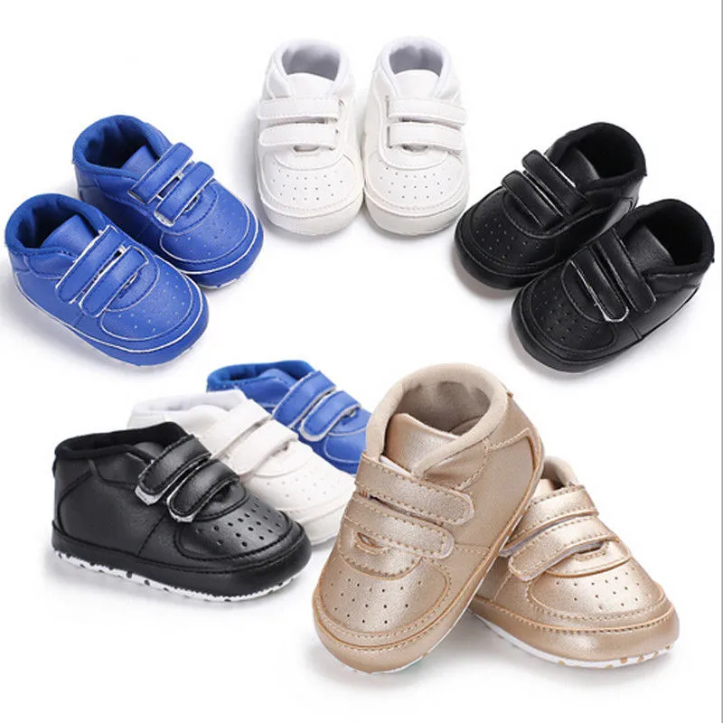 Newborn Baby Sports Shoes, Unisex Casual Non Slip Crib Soft-Sole Sneakers