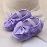 Infants Soft Sole Princess Shoes Flower Bowknot Satin Non-Slip Prewalker Sandals