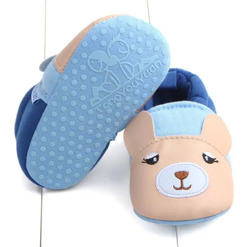 Baby Pea Shoes, Soft Sole Anti-Slip Cartoon Cute Animal Shapes Foot Wear