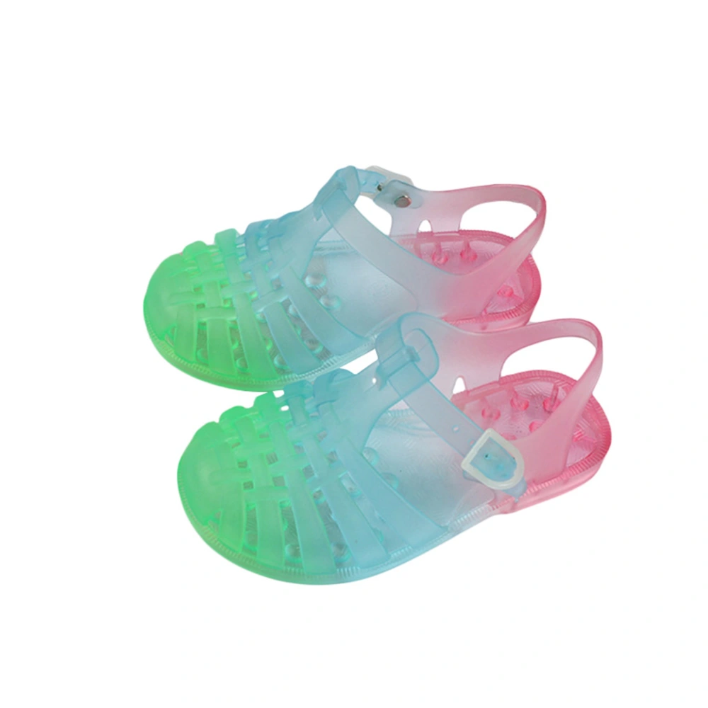 Kids Sandal, Contrast Color Hollow Out Walking Shoes Footwear