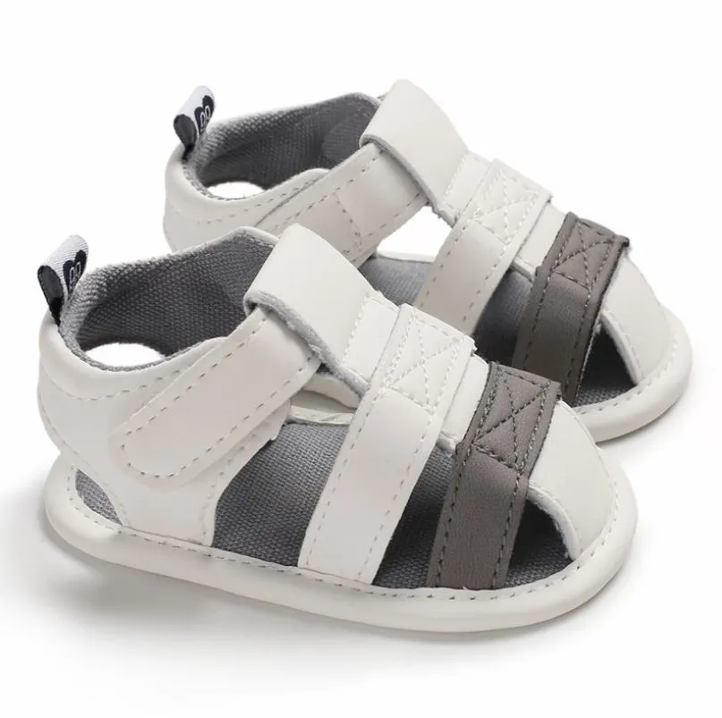 Summer Girls Boys First Walkers Casual Soft Sole Anti Slip Crib Sandals