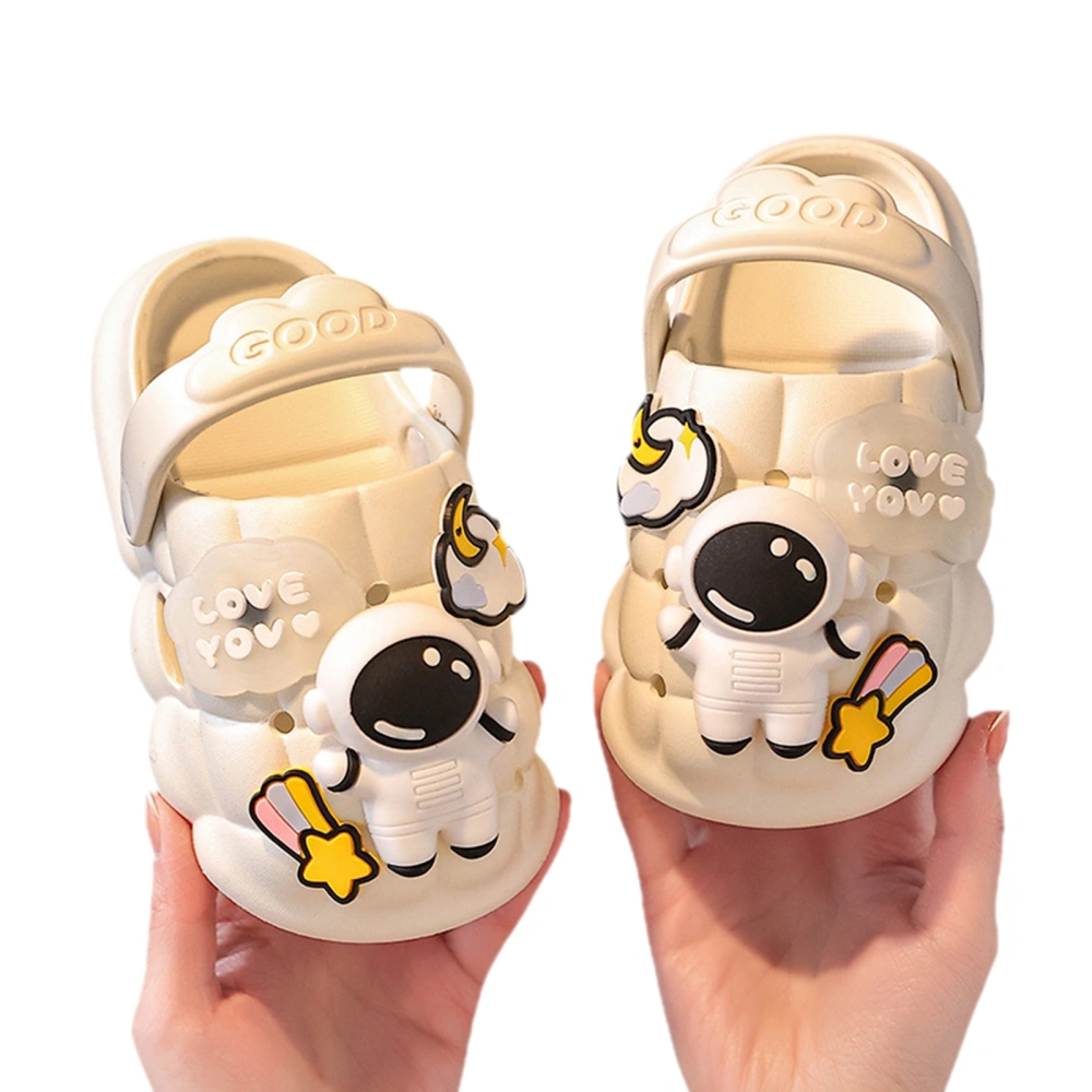 Kid Summer Slippers, Astronaut Non-Slip Shower Pool Slide Sandals