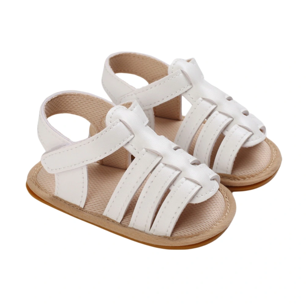 Infant Baby Summer Sandals, Solid/Leopard Print Open Toe Shoes  