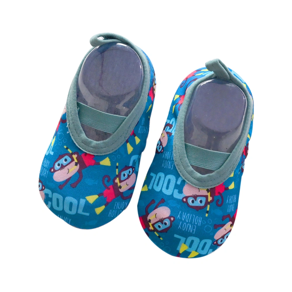 Baby Non-Slip Sock Shoes, Soft Sole Cartoon Animal Indoor Slippers 